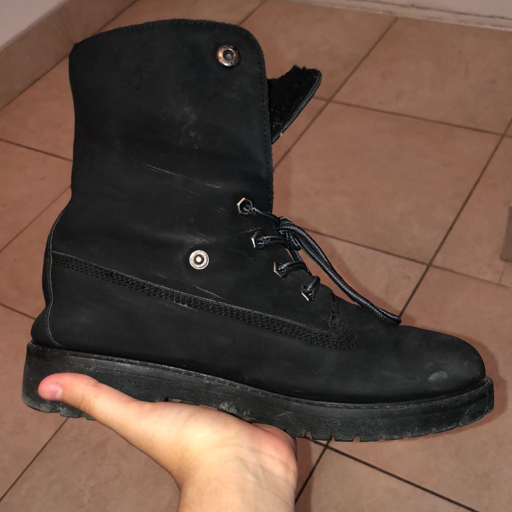 ALL BLACK Street Wear BOOTS
